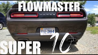 2016 Dodge Challenger SXT Super 10 Flowmaster Exhaust [upl. by Rainie953]