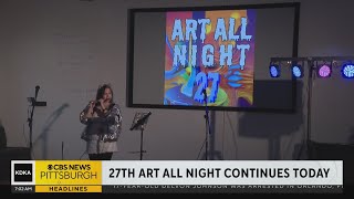 27th annual Lawrenceville Art All Night keeps on rolling [upl. by Sahpec]