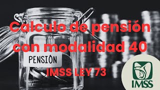 CALCULO DE PENSIÓN con MODALIDAD 40 paso a paso [upl. by Dehnel23]