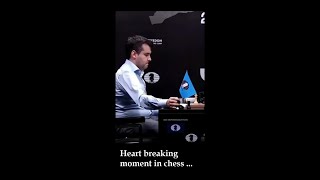 Heart Breaking Moment in Chess shorts [upl. by Adleme987]