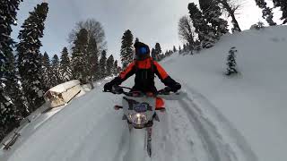 Goderdzi Snowbiking  სნოუბაიკი გოდერძიზე [upl. by Tiras543]