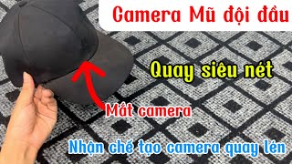 Camera quay lén nguỵ trang vào chiếc mũ cực hót camera ẩn hỗ trợ quay lại chứng cứ [upl. by Cargian]