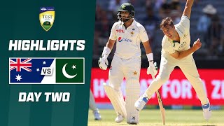 Australia v Pakistan 202324  First Test  Day 2 [upl. by Rosemare127]