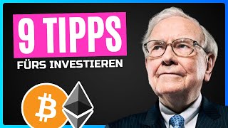 Top 9 Tipps von Warren Buffett für Krypto 💸 [upl. by Elleina]