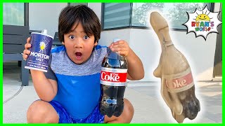 Experiment Coca Cola and Mento vs Cola Cola vs Coke Easy DIY Science Experiments for kids [upl. by Naitsirt24]