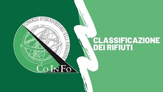 CoInFo  Classificazione dei rifiuti [upl. by Moshe939]