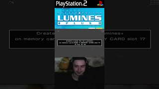 Lumines PlayStation 2 ps2 retrogaming bladchybays [upl. by Elorak]