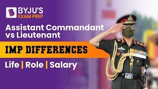 Assistant Commandant vs Lieutenant  Important Differences  Life  Role  Salary I CDS I CAPF 2024 [upl. by Nyrehtac]