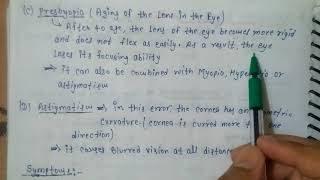 Refractive errors of eye  defination  causes  symptoms diagnosis amp treatment [upl. by Askari366]