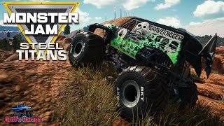 Career All Stadium Challenges  Unlock Grave Digger Overcast in Monster Jam Steel Titans [upl. by Steele984]