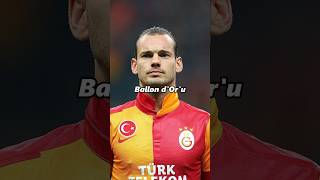 Sneijderin Ballon dOrda hakkı yendi shorts futbol sneijder [upl. by Ecadnarb]