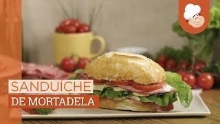 Sanduíche de mortadela— Receitas TudoGostoso [upl. by Brice]