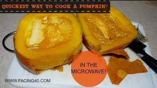 Fresh Pumpkin from the Microwave in 10 Minutes [upl. by Hayn]