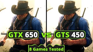 GTX 650 vs GTS 450  GPUs War [upl. by Aisatal]