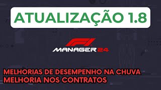 ATUALIZAÇÃO 18 F1 MANAGER 24  DESEMPENHO E CONTRATOS CORRIGIDOS [upl. by Rehpitsirhc]