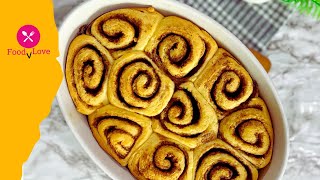 Cinnamon Rolls Recipe  Cinnamon Rolls with Cream Cheese Icing  Cinnamon Rolls FoodvLove [upl. by Ticknor]