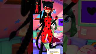 Bug Noir Miraculous Ladybug My Talking Angela 2 bugnoir miraculous ladybug miraculousladybug [upl. by Epp]