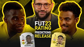 Moukoko amp Malen predict their FIFA23 rating  BVB x eFootball [upl. by Jung793]