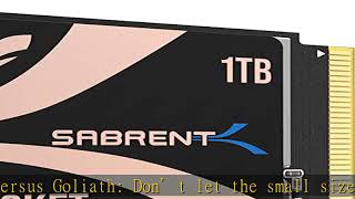 SABRENT Rocket 2230 NVMe 40 1TB High Performance PCIe 40 M2 2230 SSD SB21301TB [upl. by Hausner]