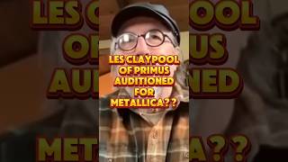 Les Claypool of Primus tried out for Metallica after Cliff Burton died bc he was friends with Kirk [upl. by Ellehsad57]