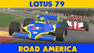 Lotus 79 at Road America  S2 2024 iRacing [upl. by Lattie735]