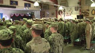 Camp Lemonnier Chiefs Pinning Ceremony  Sept 16 2018 [upl. by Diarmit]