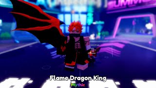 Showcase Flame Dragon King  Anime Defenders [upl. by Thar736]