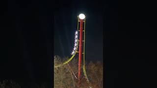 All of the Lights🎶on Six Flags’ Flash Vertical Velocity  shorts [upl. by Assirral765]