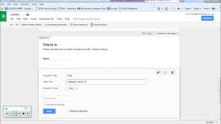 Google Forms  Making a Library Check Out Form [upl. by Hadsall]