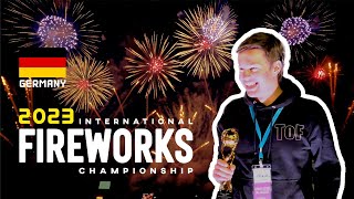 Germanys ToF Feuerwerk 2023 International Fireworks Championship MultiAward Winning Pyromusical [upl. by Ariom]