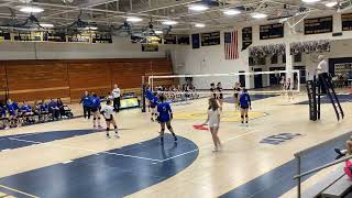 09302024  Lady Rockets Volleyball vs Shenandoah  Set 3 [upl. by Goetz]