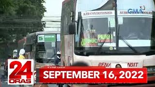 24 Oras Express September 16 2022 HD [upl. by Saree]