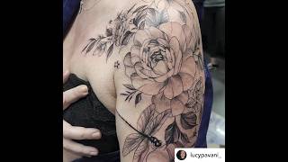 Beautiful Tattoo By Artist lucypavani  using MomsTattooInk [upl. by Ycul]