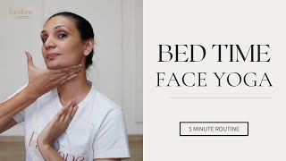 5 Minutes Bed Time Face Yoga  Face Yoga SheetalPungliya [upl. by Pall276]