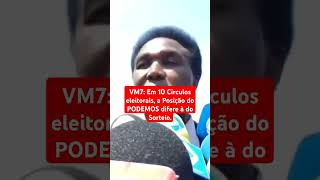 VM7 Em 10 Circulos eleitorais às Assembleias a posição do PODEMOS difere a do Sorteio [upl. by Anitsirhk313]