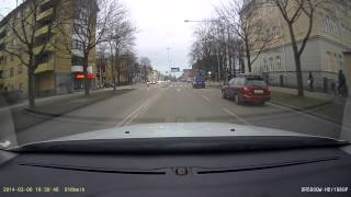 Bad Drivers in Sweden 16  Bad Volvodrivers and a city bus that fails big [upl. by Ahsercal298]