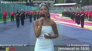 F1 Spa Francorchamps 2024  National Anthem of Belgium Performed By Alyah Lukunku [upl. by Tirreg]