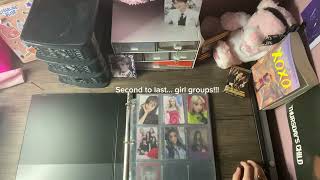 Kpop Photocard Binder Flip Through [upl. by Aicenaj]