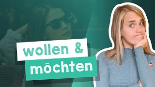 Learn how to use the German verbs quotmöchtenquot and quotwollenquot  A2 with Jenny [upl. by Ahsemad564]