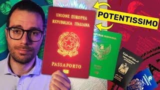 Il Passaporto italiano è FORTISSIMO sapevatelo [upl. by Briny]