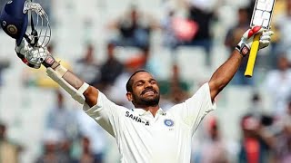 Shikhar Dhawan 187174 vs Australia in 2013 3rd test at Mohali Extended highlights [upl. by Eissej]