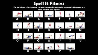 PhysEdReview Spell It Fitness [upl. by Acyssej451]