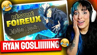 Je réagis au RÉSUMÉ FOIREUX de JUJUTSU KAISEN  saison 1 amp 2 [upl. by Bryon]