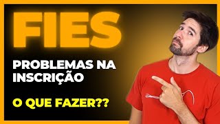 FIES 2024 PROBLEMA NO SITE O QUE FAZER [upl. by Eeladnerb915]