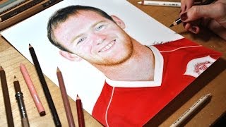 Drawing Wayne Rooney [upl. by Airlia]