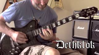 Dethklok  Deththeme Guitar Cover [upl. by Enobe]