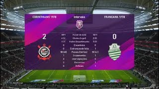 CORINTHIANS 78 x FRANCANA 78 PES 2020 [upl. by Imelda584]