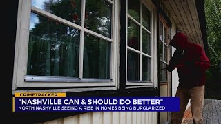 North Nashville sees rise in residential burglaries [upl. by Assillam]