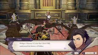 Fire Emblem Three Houses  ClaudeLysithea Vs Edelgard Unique Dialogue Verdant Wind [upl. by Yerocal]