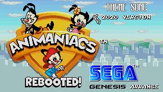 Animaniacs theme song 2020 version  Sega Genesis arrange  Instrumental [upl. by Aube119]